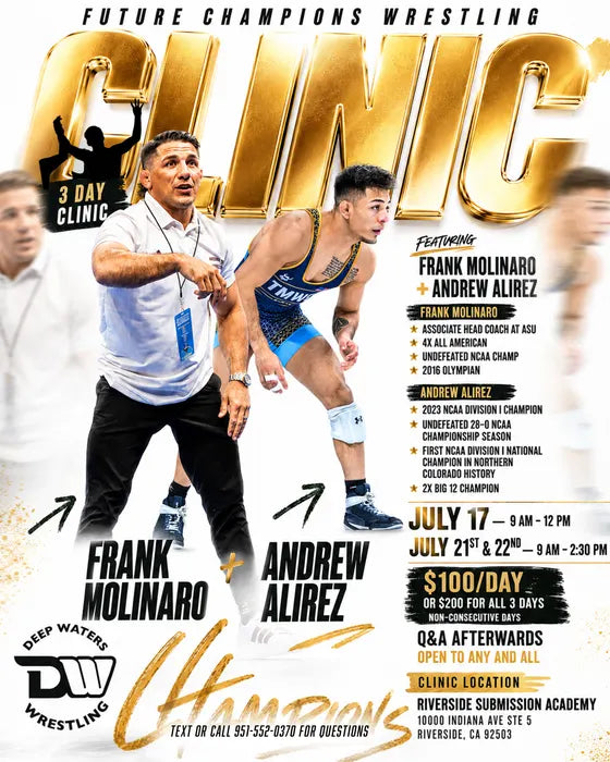 Future Champions Clinic flyer